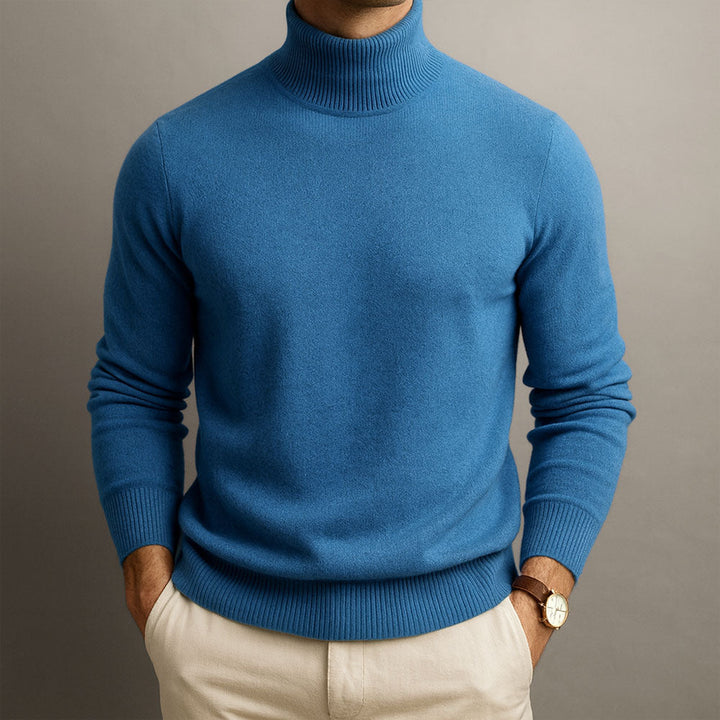 Eleganter Herren Rollkragenpullover