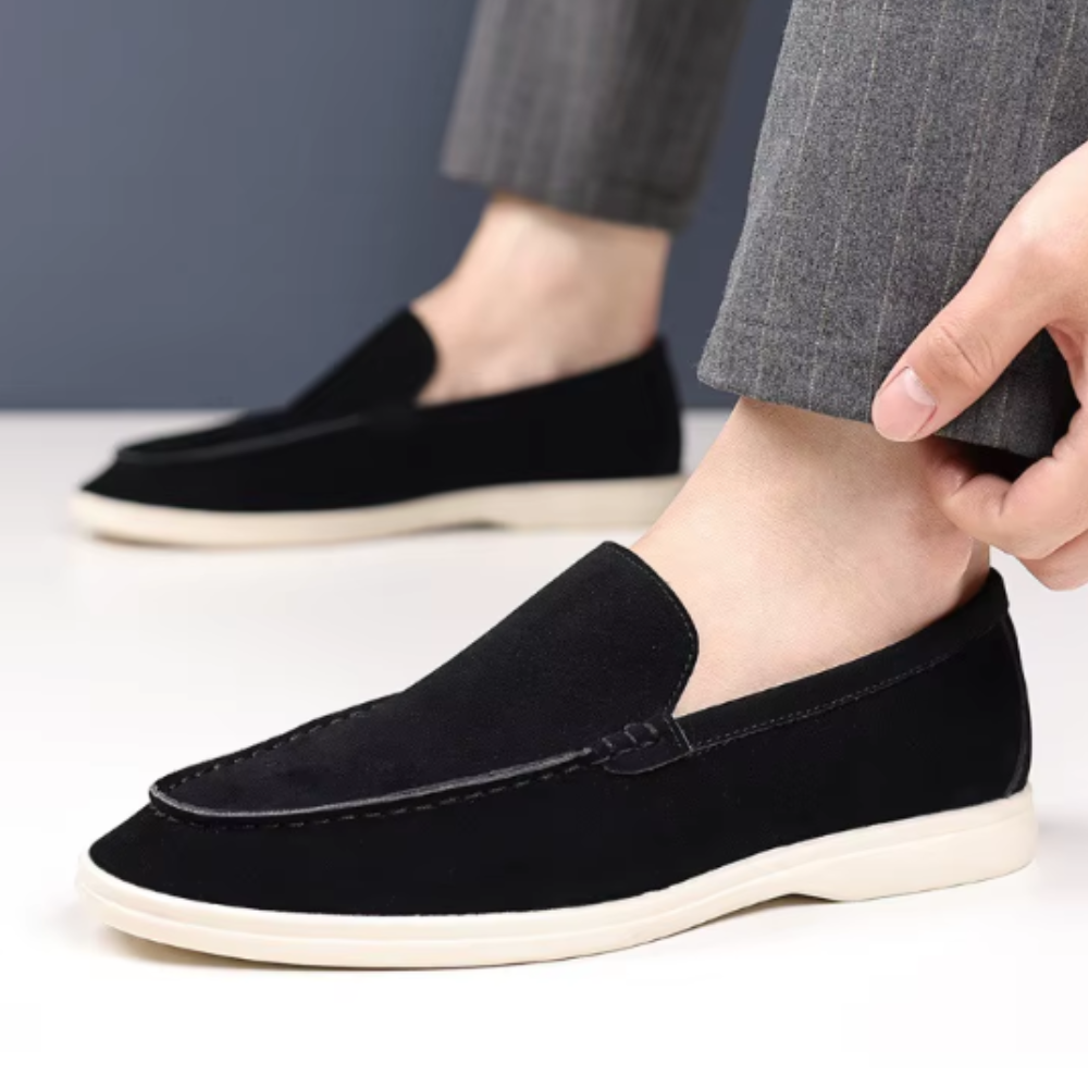 Klassische Wildleder Slipper