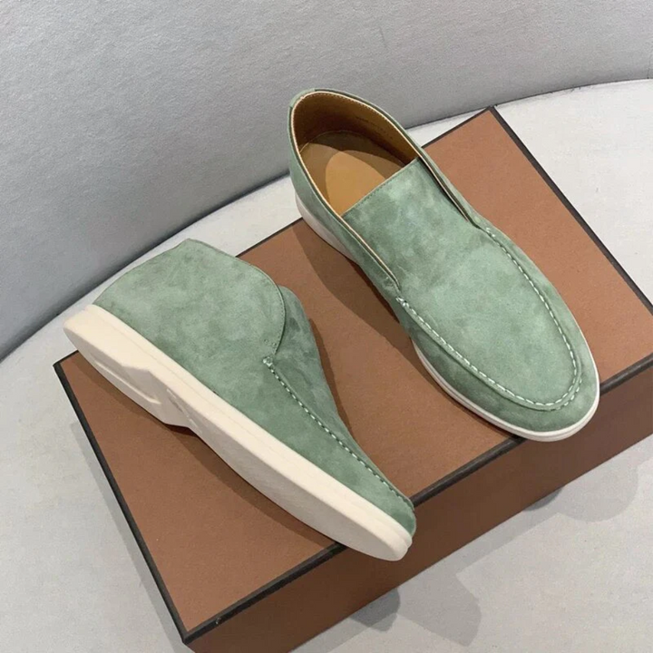 Lässige Wildleder Slipper