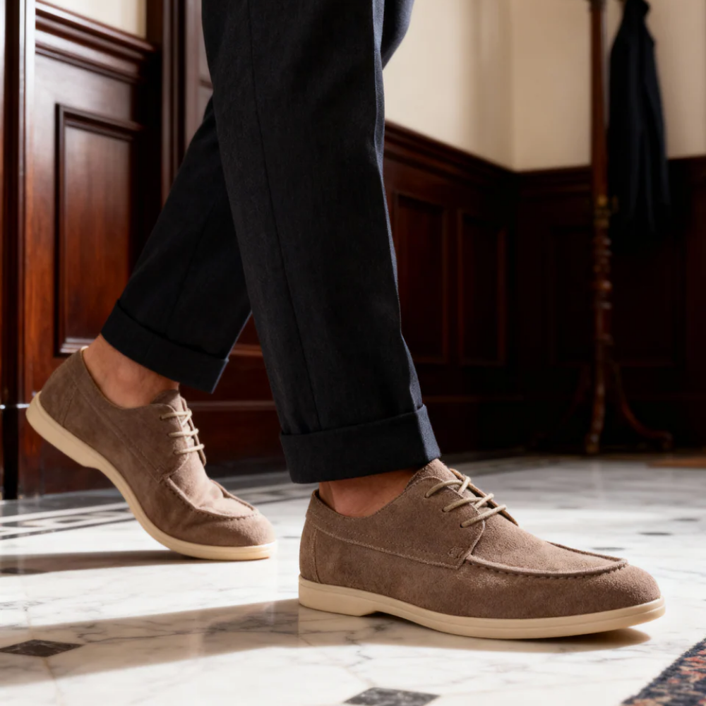 Elegante Wildlederschuhe