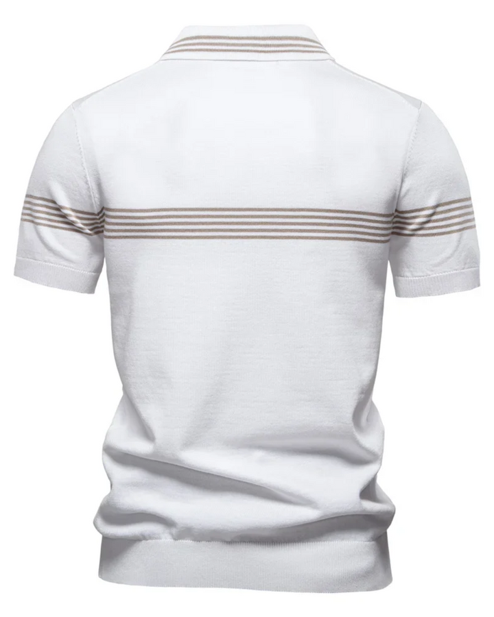 Poloshirt mit Streifen