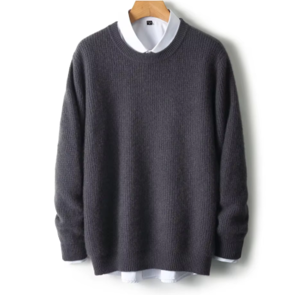 Eleganter Cashmere Strickpullover