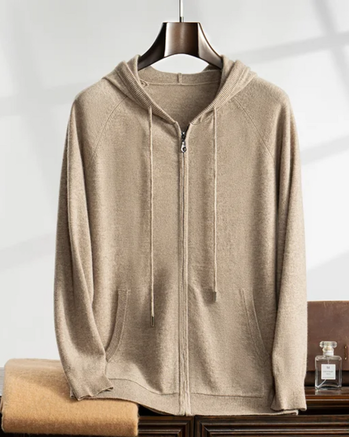 Courchevel Kaschmir-Weste mit Kapuze