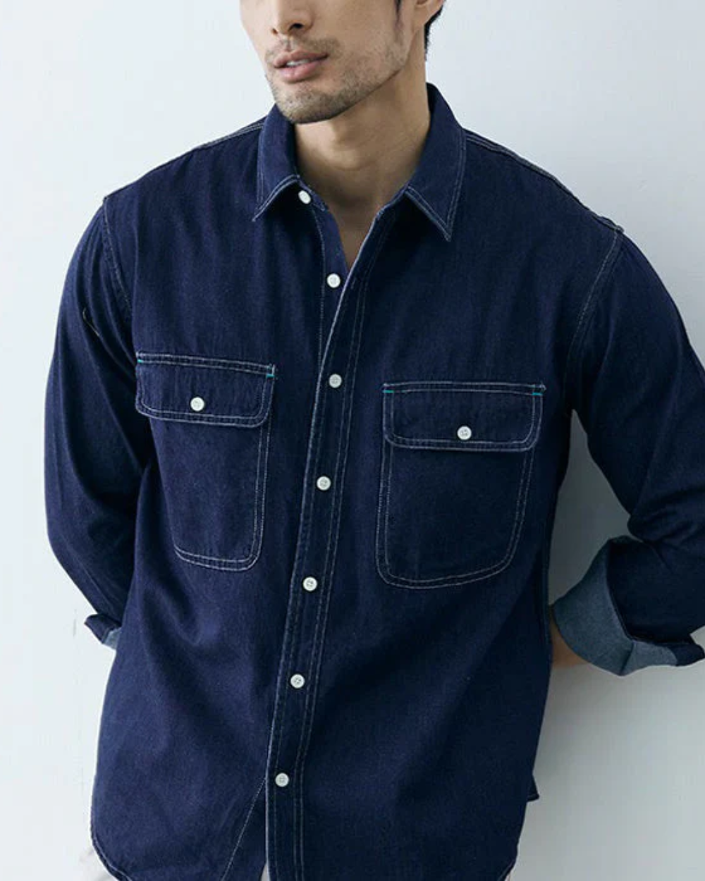 Klassisches Denim-Hemd