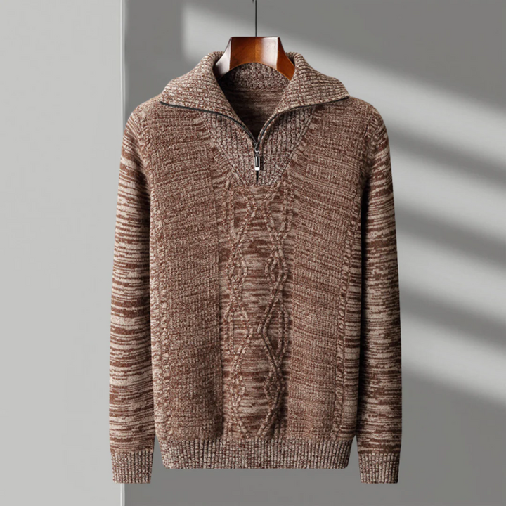 Taranto Merino Woll Zip Pullover