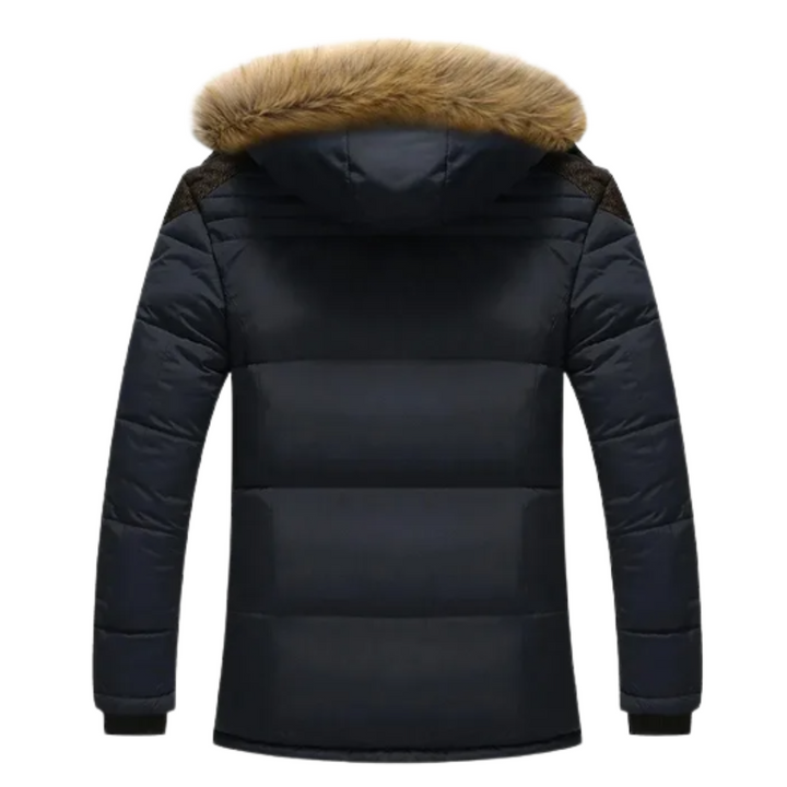 Elegante gepolsterte Fleece-Winterjacke