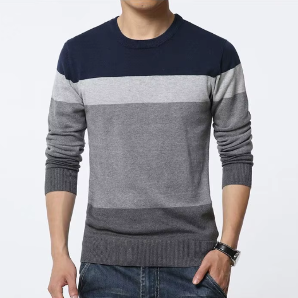 Lässiger Baumwollpullover für Herren