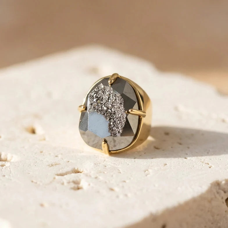 Powerful Hematite Ring - Hematite