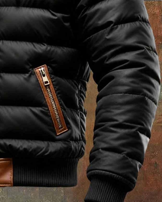 Elegante fleecegefütterte Jacke