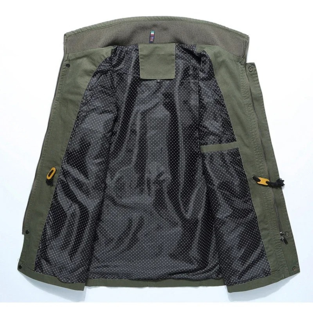 Elegante Baumwoll Cargo Jacke