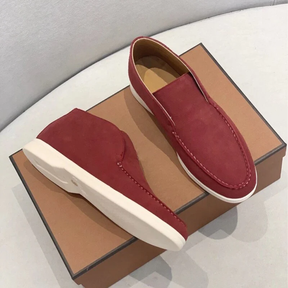 Lässige Wildleder Slipper