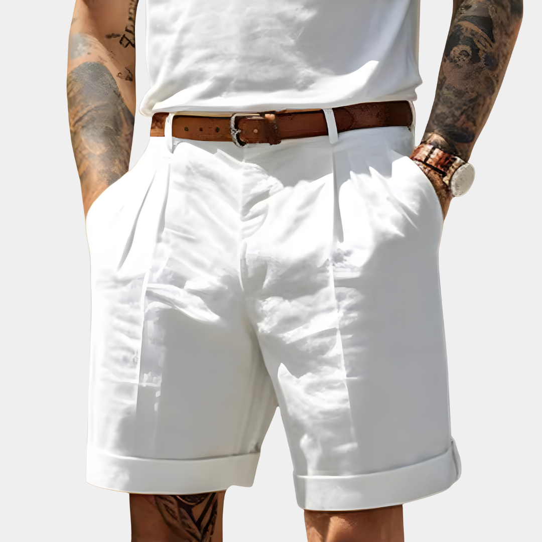 Lässige Baumwollkurze Hose
