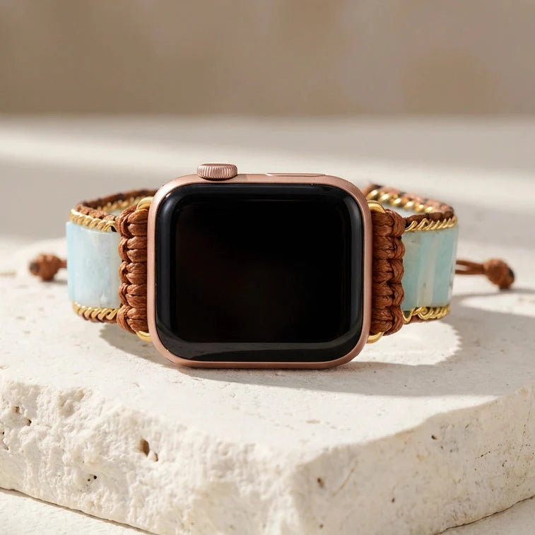 Amazonite Honesty Apple Watch Band - Amazonite 