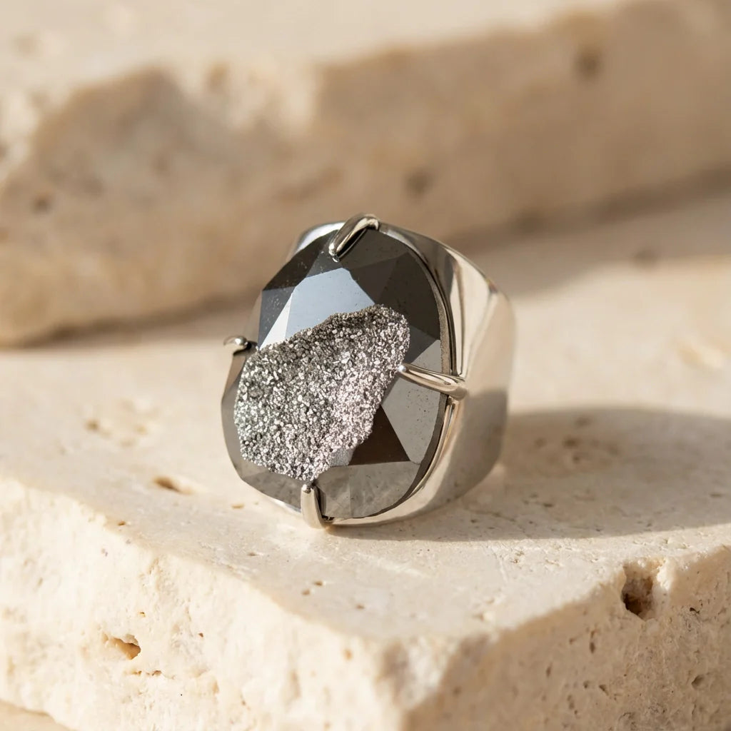 Powerful Hematite Ring - Hematite