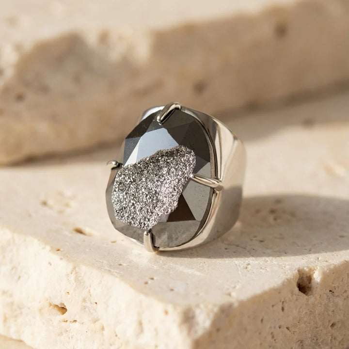 Powerful Hematite Ring - Hematite