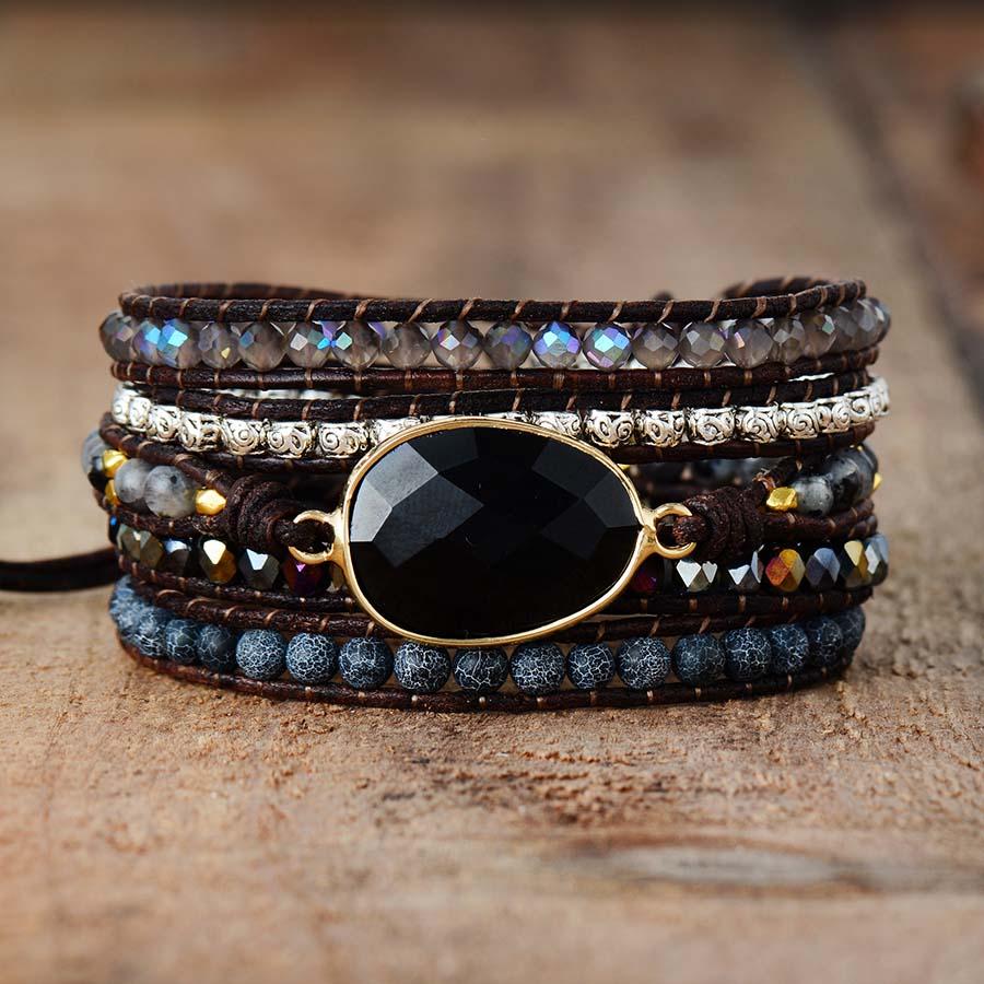 Black Beauty Onyx Bracelet - Onyx