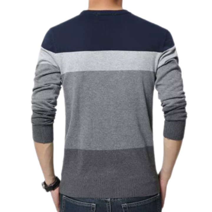 Lässiger Baumwollpullover für Herren