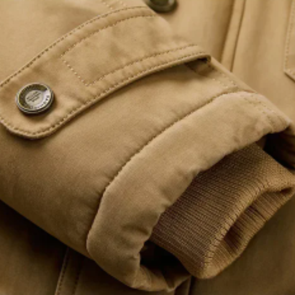 Elegante gewatteerte Bomberjacke