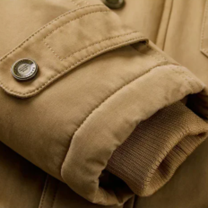 Elegante gewatteerte Bomberjacke