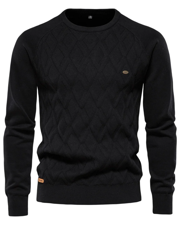 Herren Pullover mit Karomuster V2