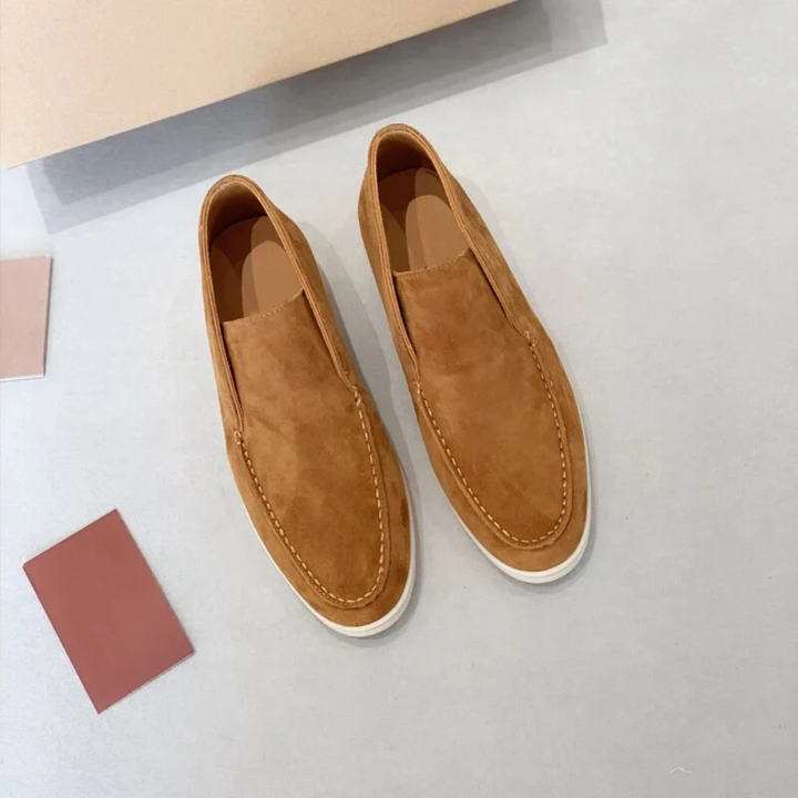 Lässige Wildleder Slipper