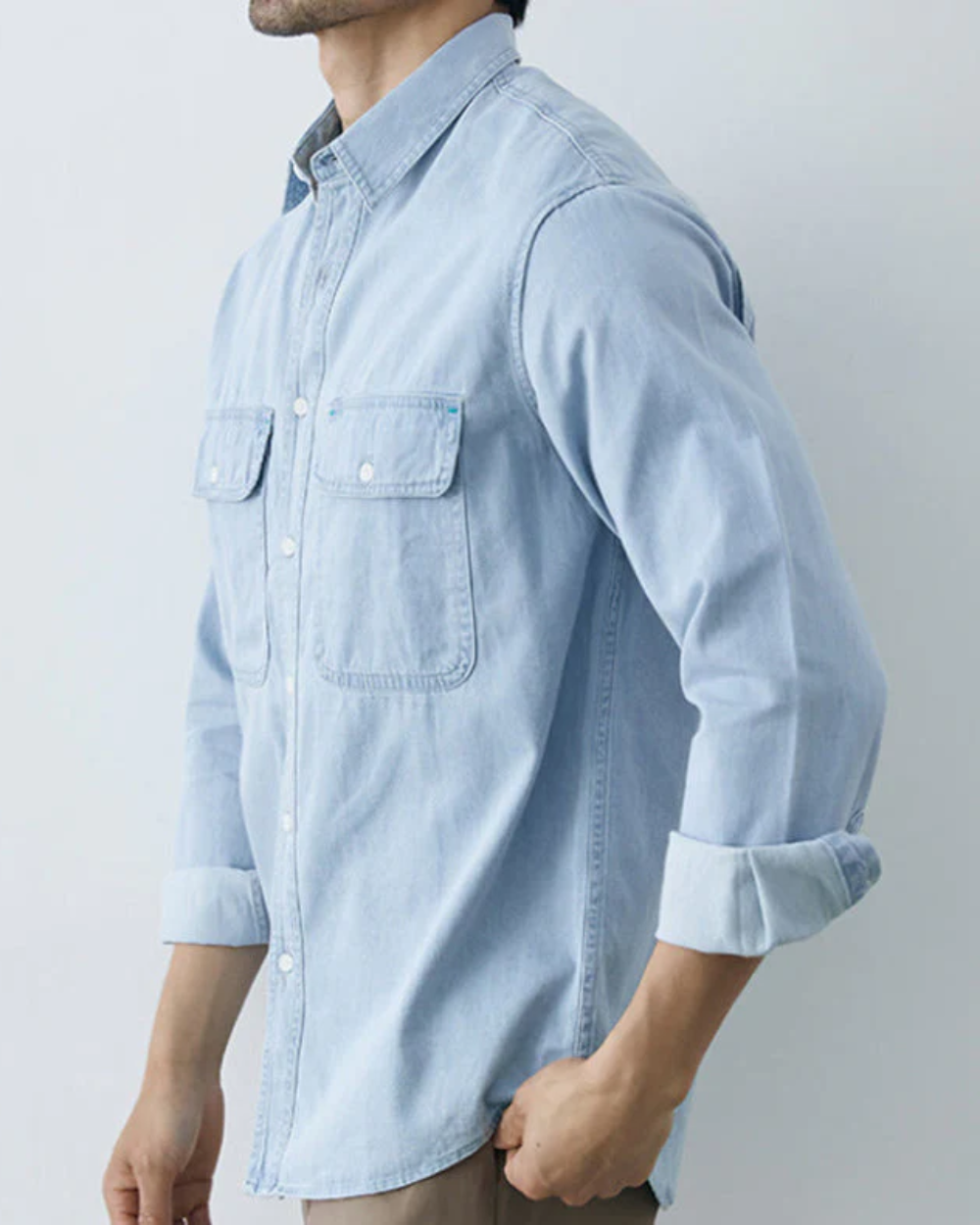 Klassisches Denim-Hemd