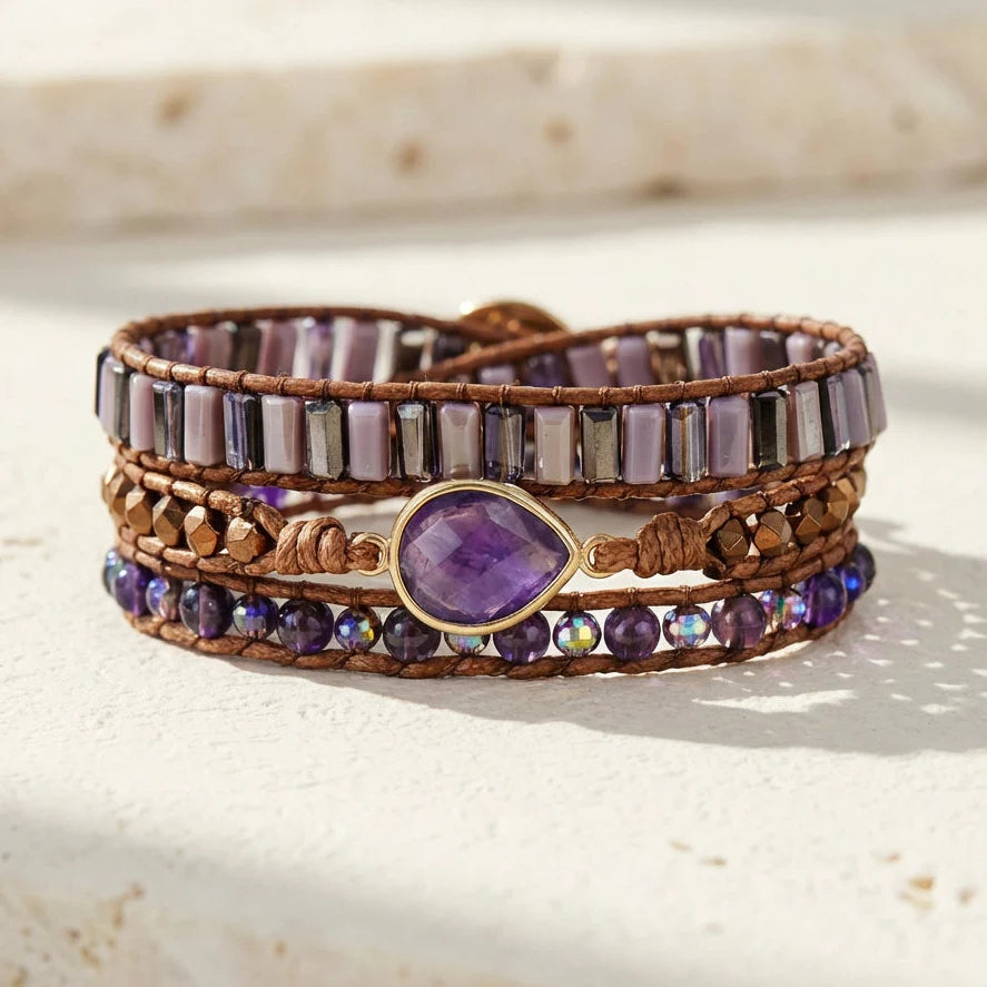 Inner Wisdom Amethyst Bracelet - Amethyst