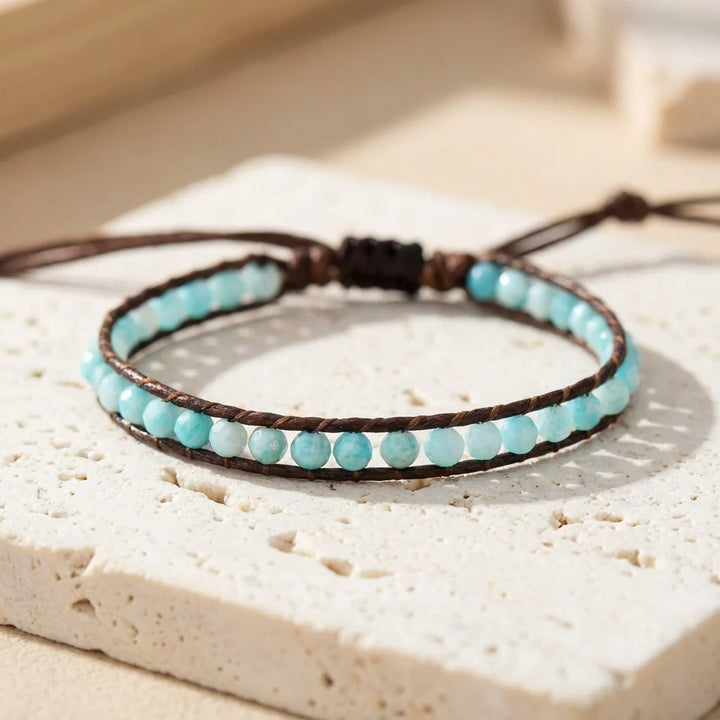 Woven Energizing Bracelet - Lapis Lazuli
