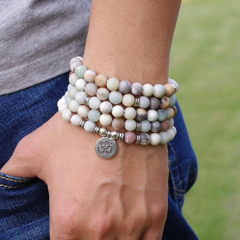Divine Amazonite Mala - Amazonite 