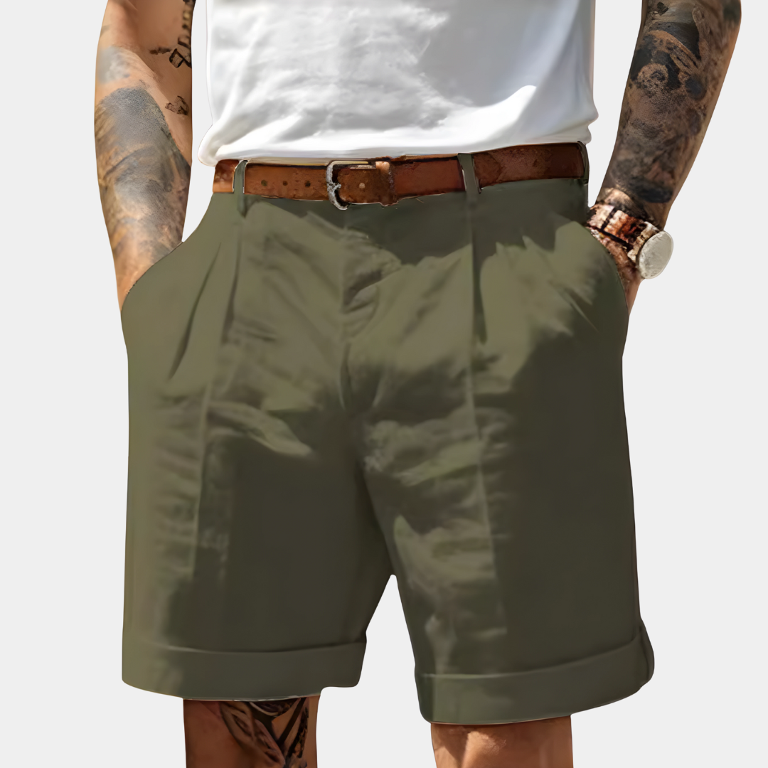 Lässige Baumwollkurze Hose