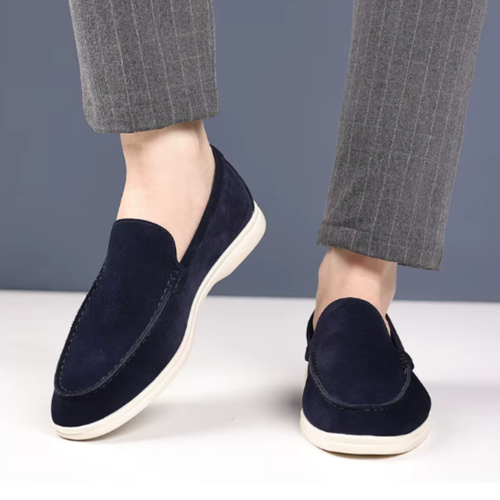 Klassische Wildleder Slipper