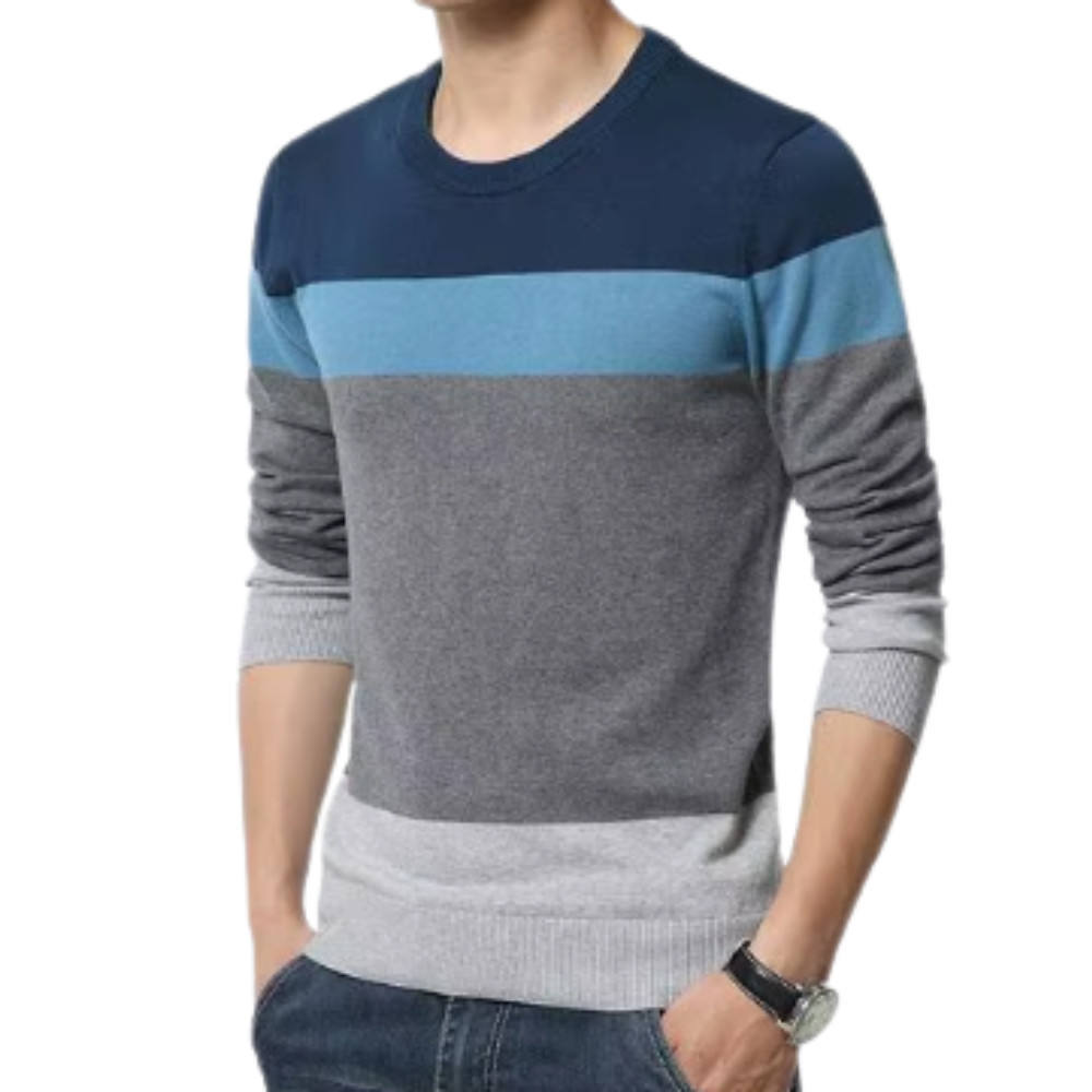Lässiger Baumwollpullover für Herren