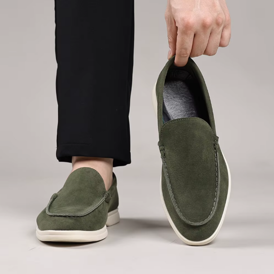 Klassische Wildleder Slipper