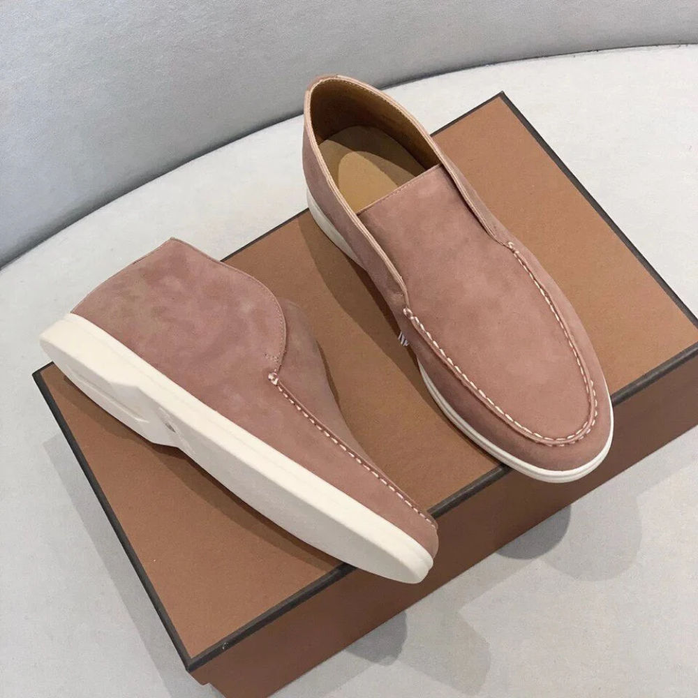 Lässige Wildleder Slipper