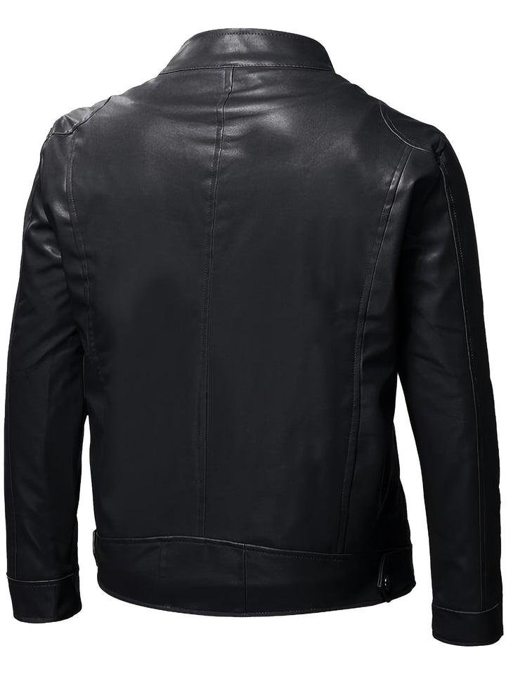 Lässige Lederjacke