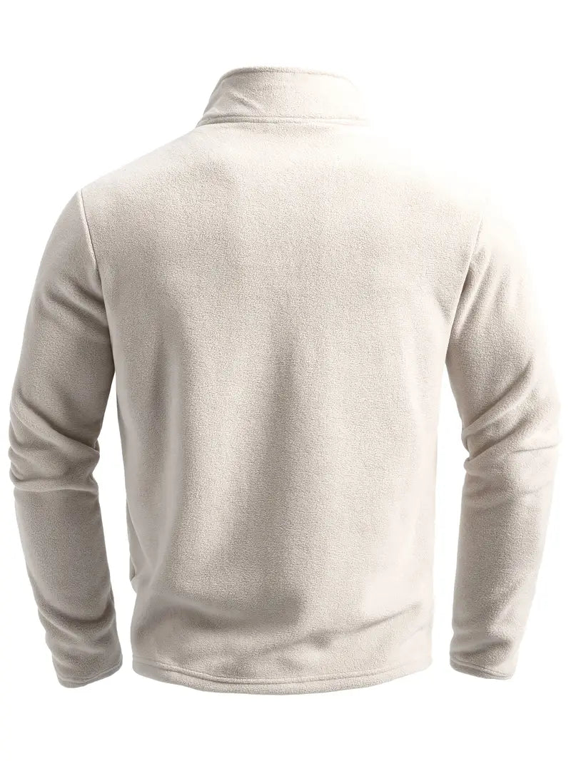 Sweater mit langen Ärmeln und Reißverschluss