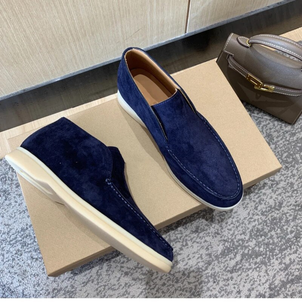 Lässige Wildleder Slipper