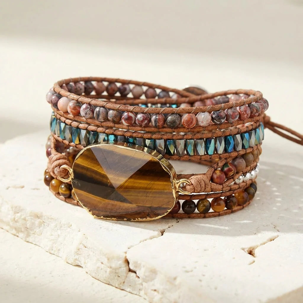 Grounding Tiger's Eye Bracelet - Tiger's Eye