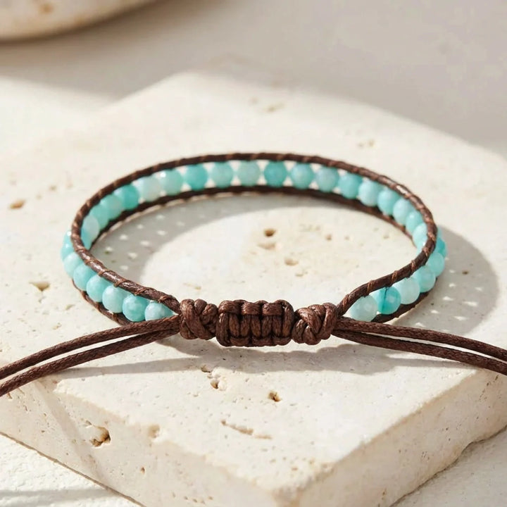 Woven Energizing Bracelet - Lapis Lazuli