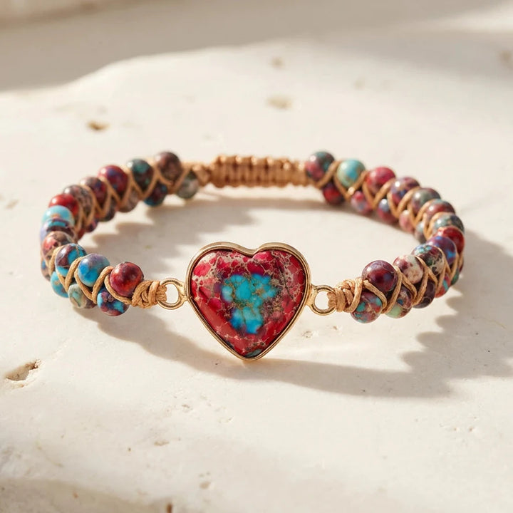 Woven Imperial Love Bracelet - Jasper