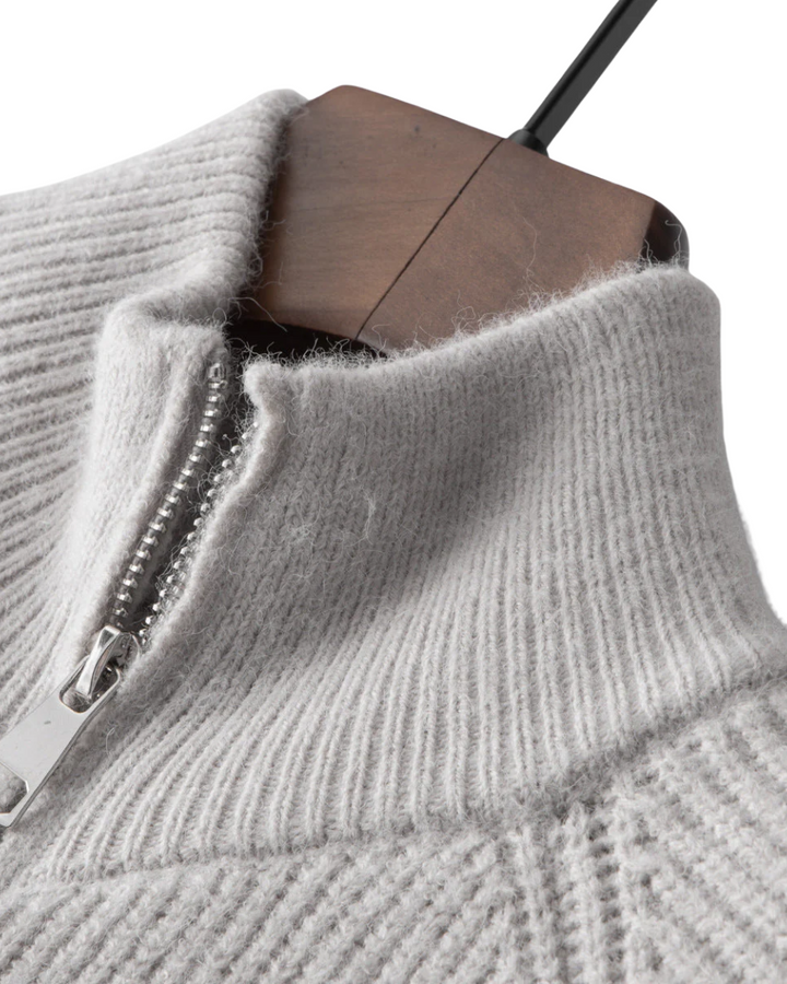 Four Seasons Merino Wollweste mit Reißverschluss