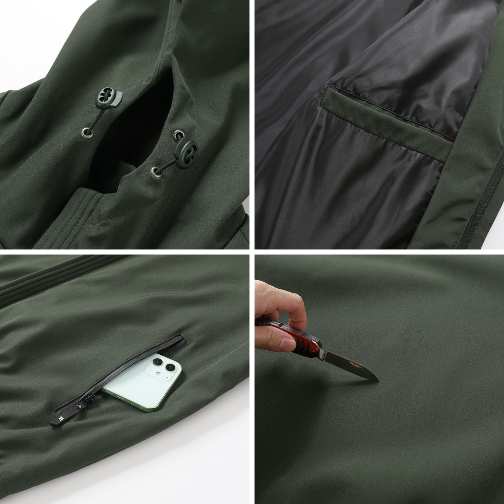 Elegante winddichte Jacke
