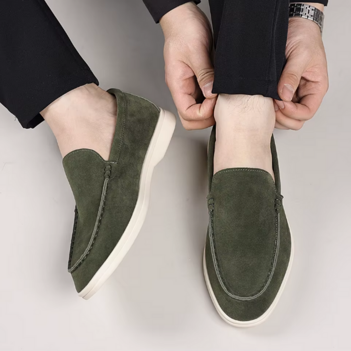 Klassische Wildleder Slipper