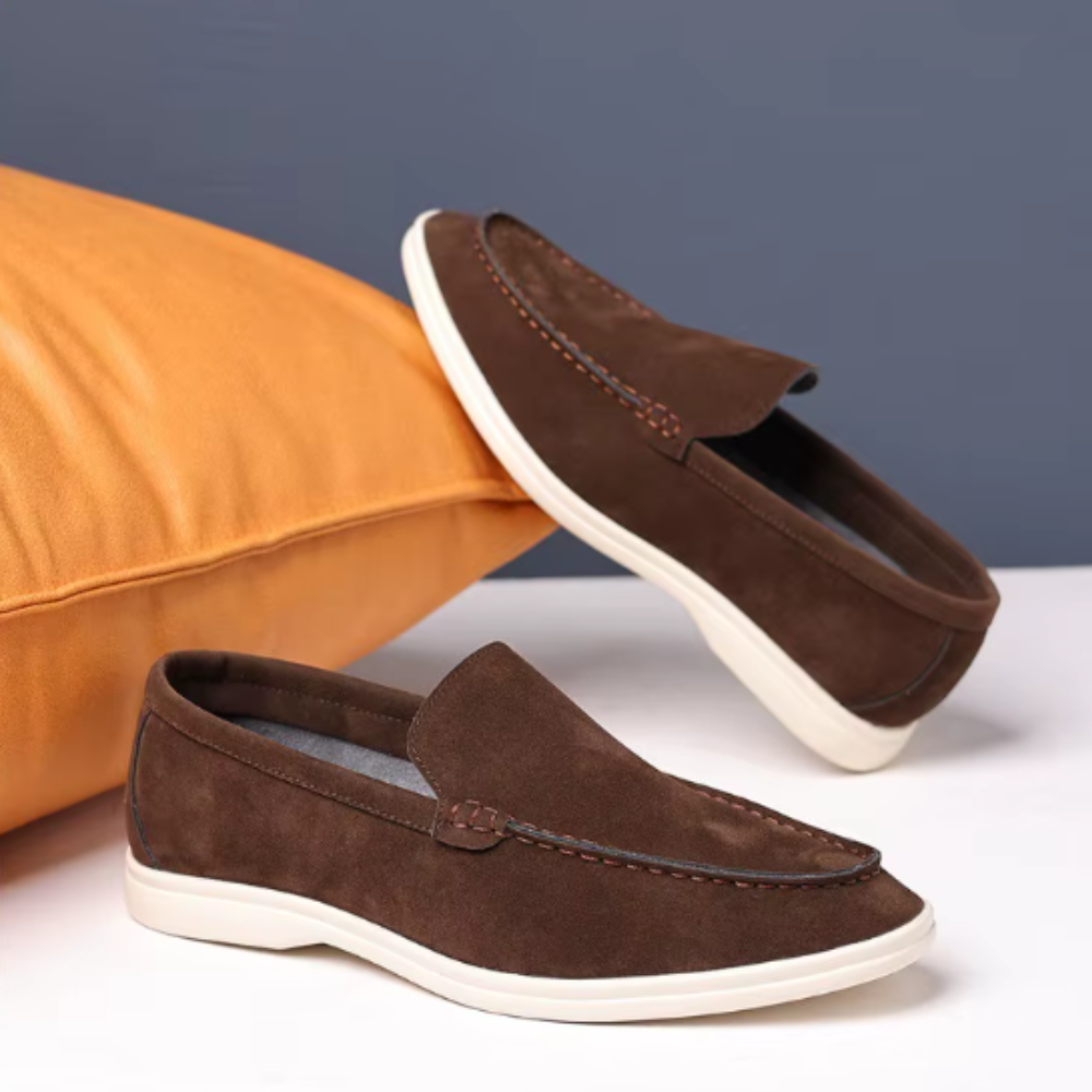 Klassische Wildleder Slipper