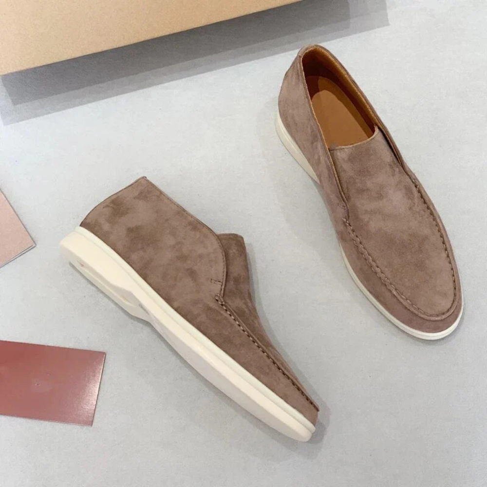 Lässige Wildleder Slipper