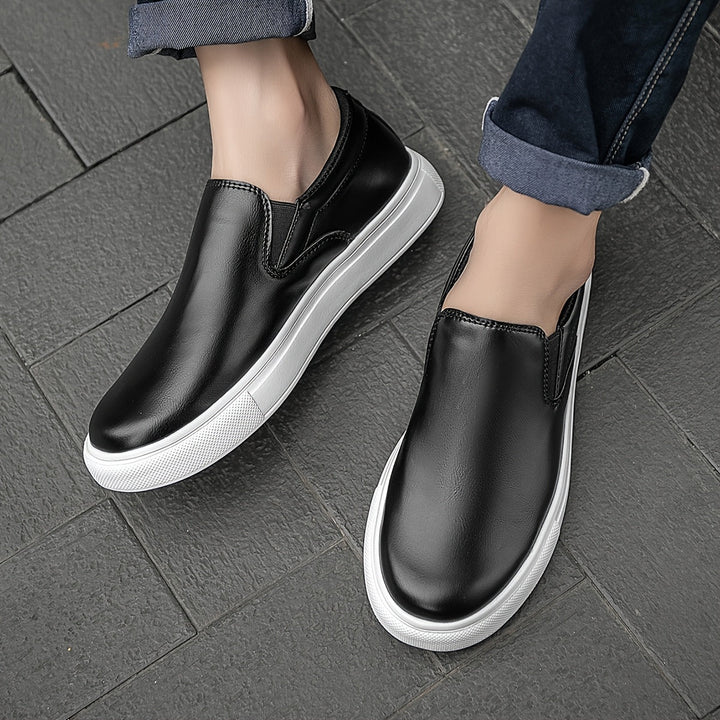 Lässige Leder Slipper