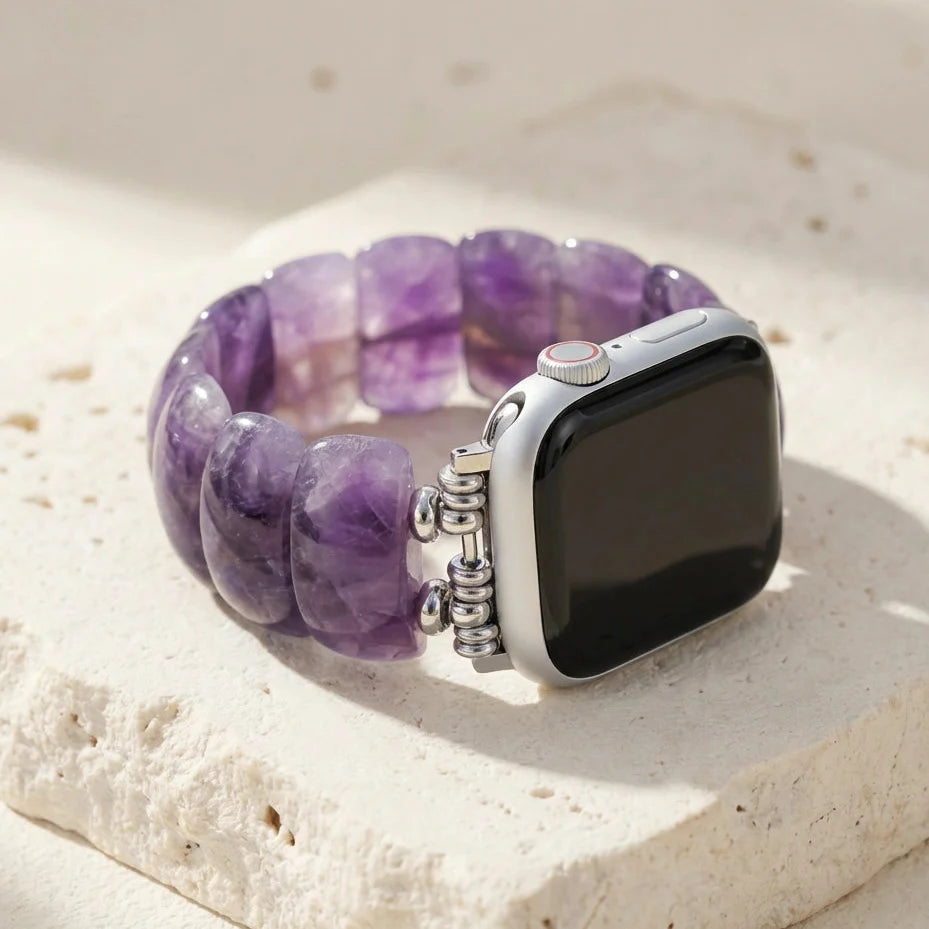 Amethyst Clarity Apple Watch Band - Amethyst