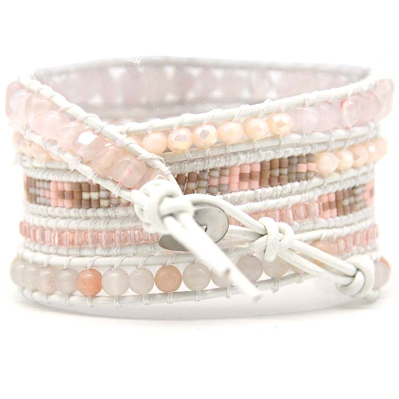 Serene Rose Quartz Bracelet - Rose Quartz