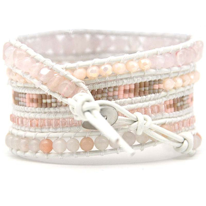 Serene Rose Quartz Bracelet - Rose Quartz