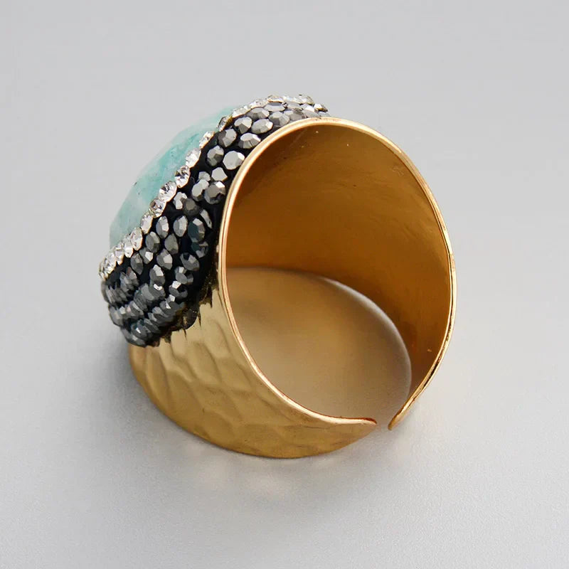 Amazonite Balance Ring - Amazonite 